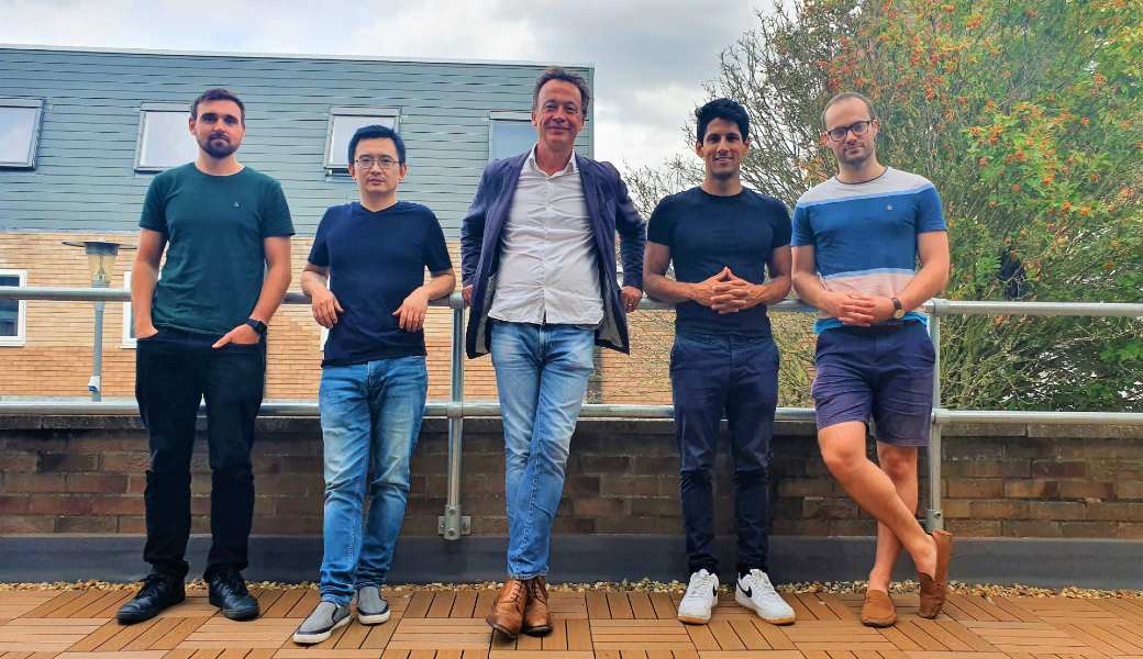 Board option 1From left to right: Dave Holden-White – techspert.io Co-Founder, newly appointed advisory board members Professor Yang Zhang and Ave Wrigley, Hari Jackson – techspert.io CTO, and Graham Mills – techspert.io Co-Founder.